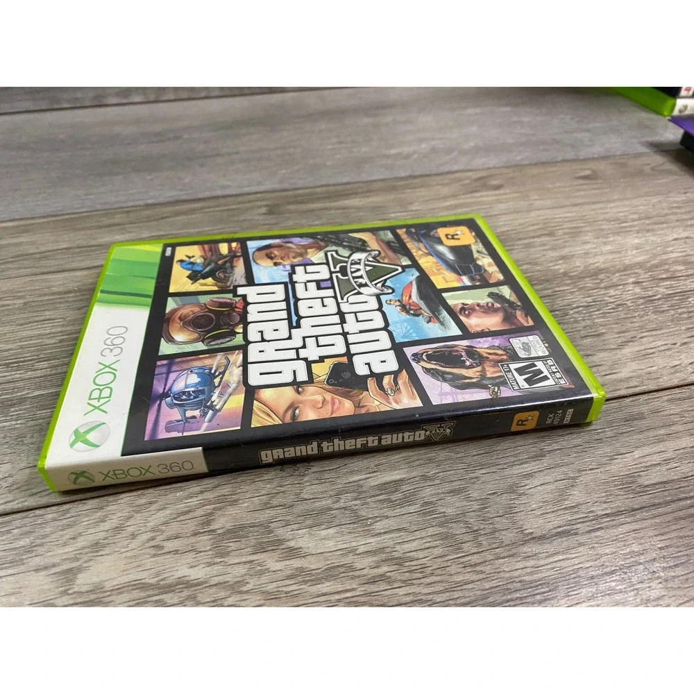 Grand Theft Auto V GTA 5 Microsoft Xbox 360 Complete With Manual 2-Disc Set 2013